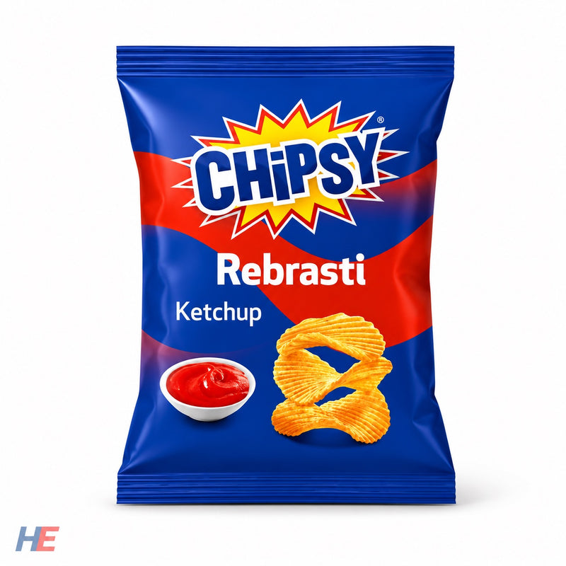 Marbo Chipsy X-Cut Ketchup Potato Chips 60g (2.1oz)