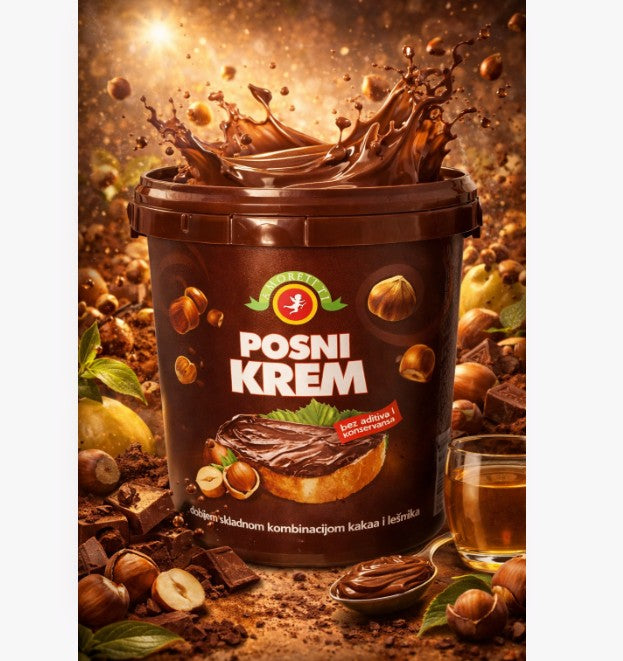 Amoretti Posni Krem Vegan Hazelnut Cocoa Spread 450 g