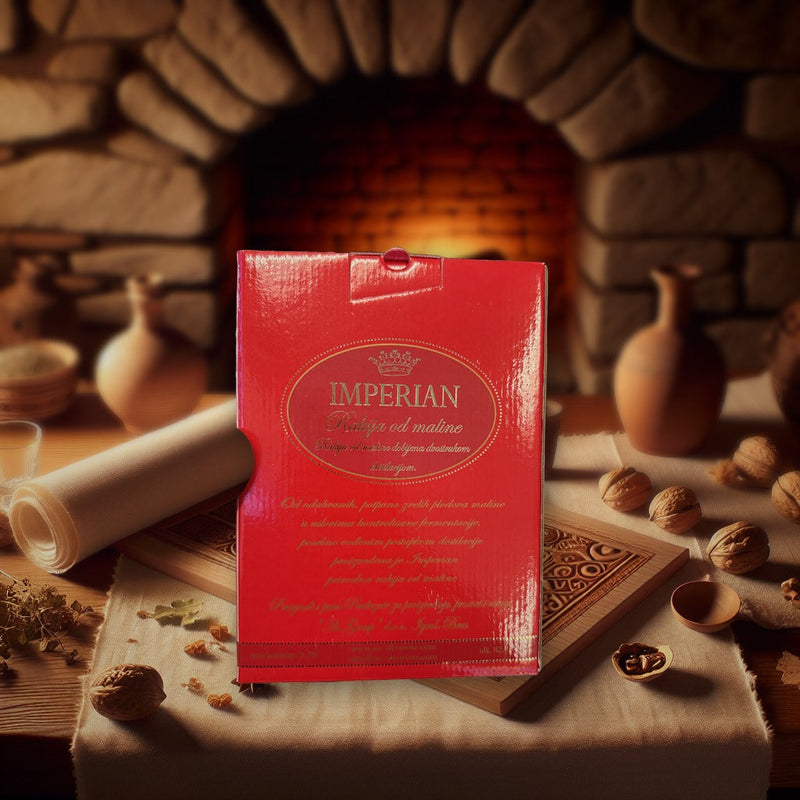 Imperian Raspberry Rakija 0.7l — authentic alcohol from Serbia | Hamilton Euromarket