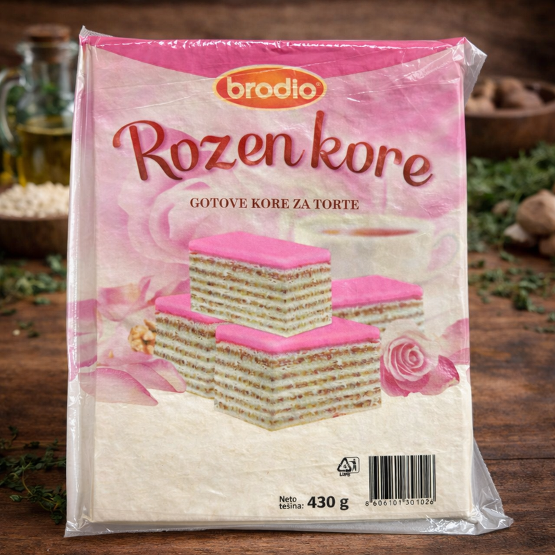 Brodlo Rozen Kore Cake Layers 430 g