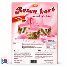 Bradic Slane Rozen Kore Savory Pastry Sheets, Serbian 430g (15.2oz)