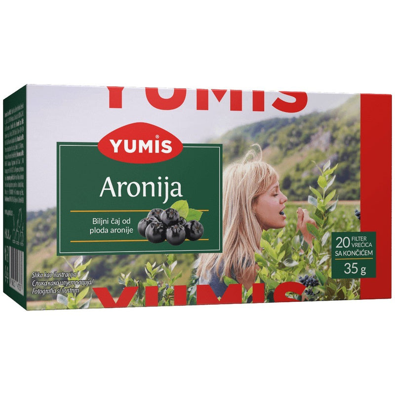 Yumis Aronia Herbal Tea, Serbian Blend 35g (1.2oz) | HE gallery 8606101393021 #3