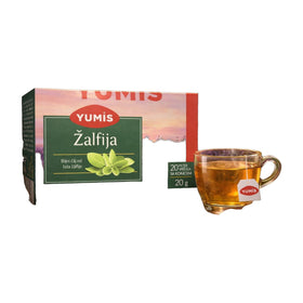 Yumis Sage Herbal Tea, Serbian 20g (0.7oz)