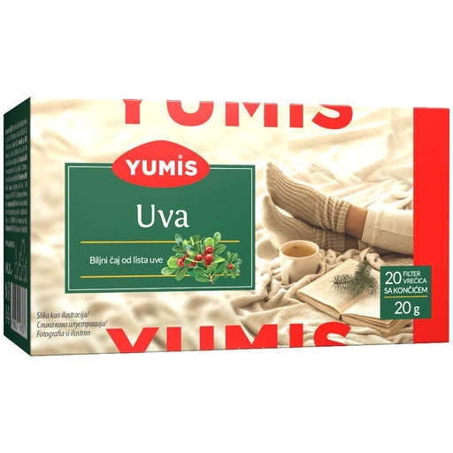 Yumis Uvin Tea Uva Ursi, Serbian Herbal Tea 20g (0.7oz) | HE gallery 8606102463471 #3
