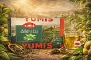 Yumis Green Tea 30 g — authentic beverage from Serbia | Hamilton Euromarket