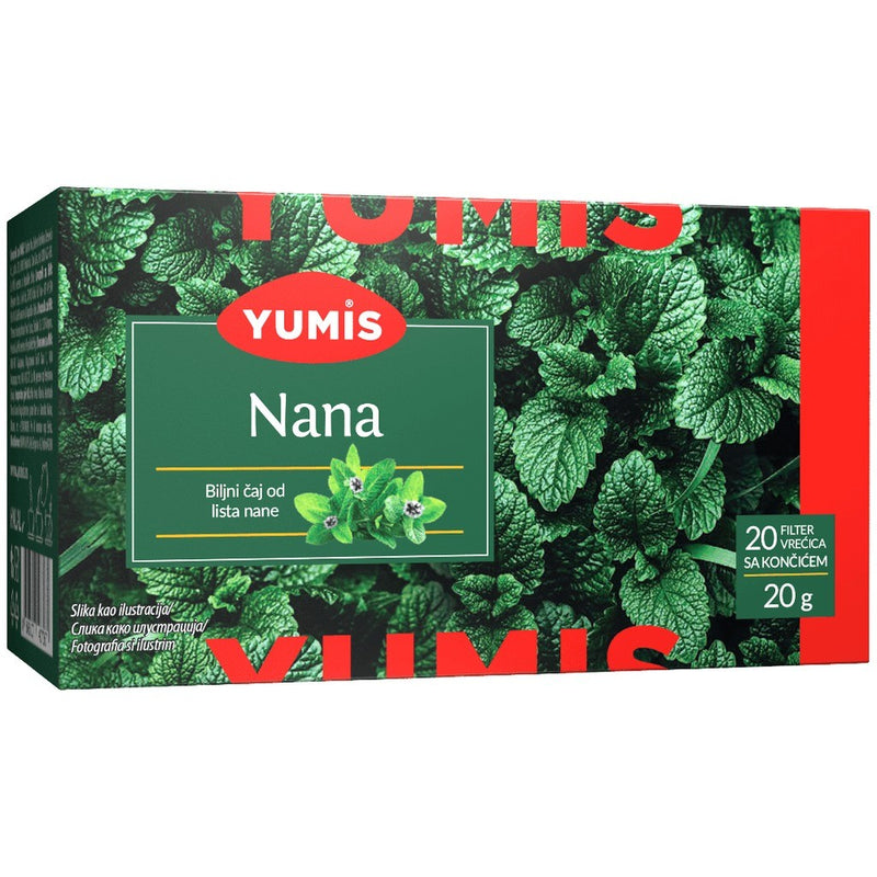 Yumis Nana Mint Tea, Serbian Herbal Tea Bags 20g (0.7oz) | HE gallery 8606102463921 #3