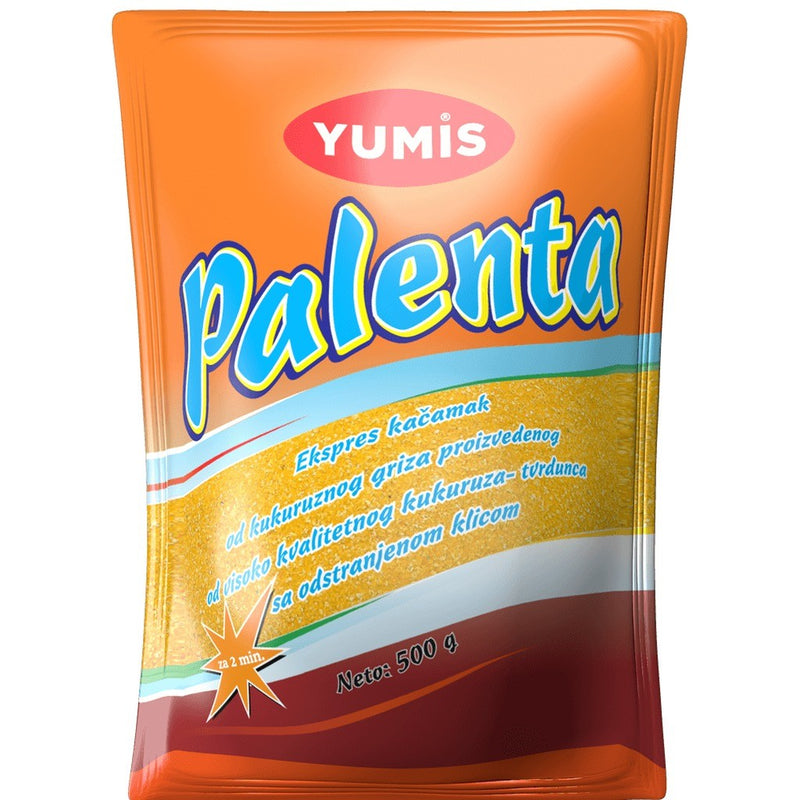 Yumis Palenta Corn Meal, Serbian Fine Ground 500g (1.1lb) | HE gallery 8606102463945 #3