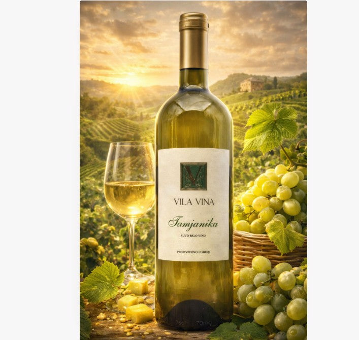 Vila Vina Tamjanika White Wine 750 ml