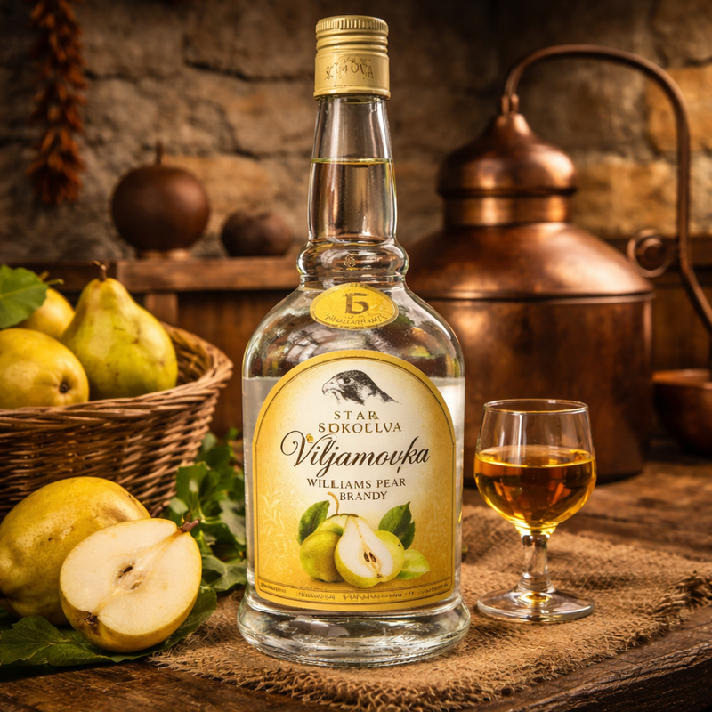 Stara Sokolova Viljamovka Williams Pear Brandy 750 mL