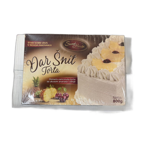 Sweet House Dar Snit Torta Walnut Sponge Layer Cake 800g | Hamilton Euromarket