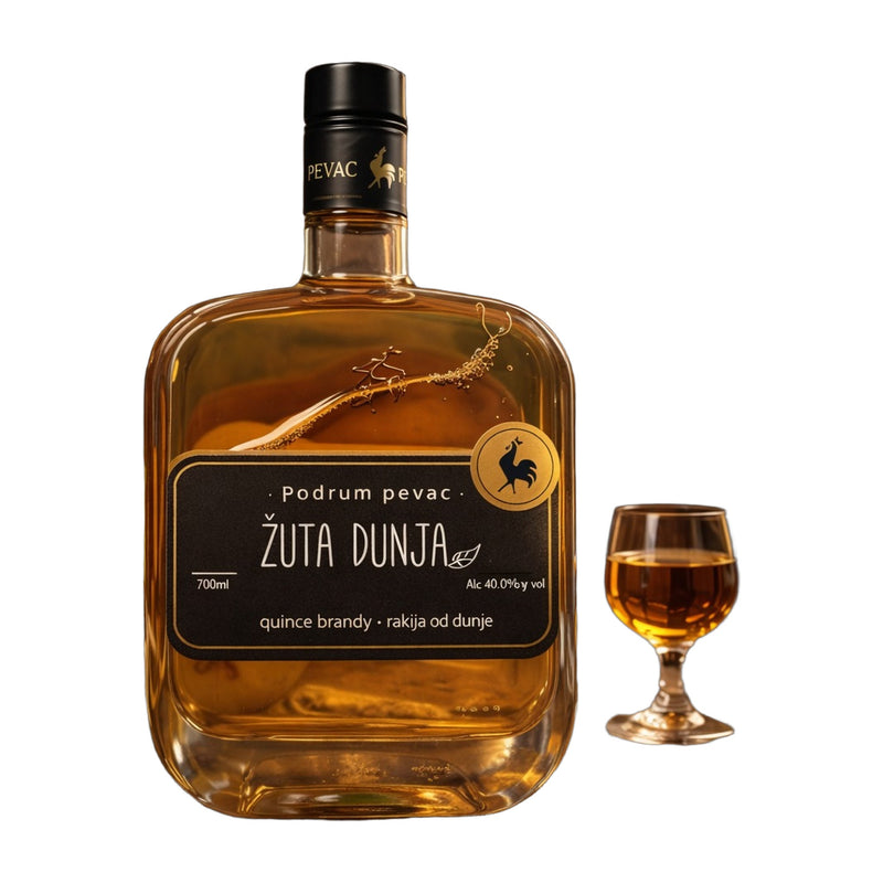 Podrum Pevac Zuta Dunja Quince Brandy 700 mL | Hamilton Euromarket