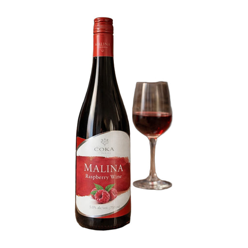 Coka Malina Raspberry Fruit Wine 750 mL | Hamilton Euromarket