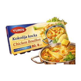 Yumis Chicken Bouillon, Serbian Favorite 80g (2.8oz)