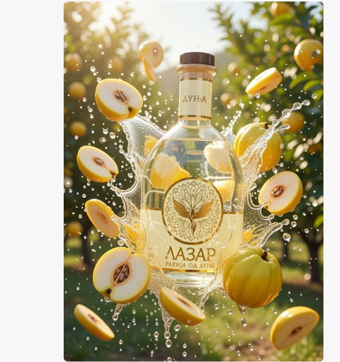 Destilerija Lazar Rakija Quince Brandy 700 ml (40% ABV)