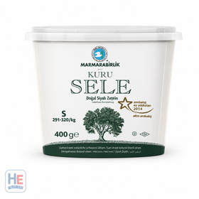 Marmarabirlik Kuru Sele Black Olives, Turkish Size S 400g (14.1oz)