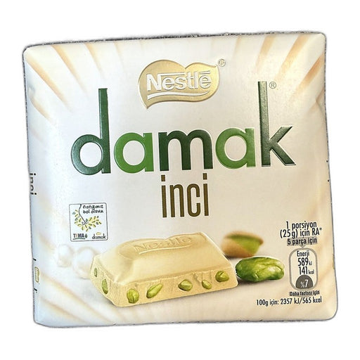 Nestlé Damak Inci White Chocolate with Pistachio 60g (2.1oz) | HE gallery 8690632712260 #2