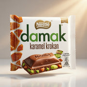 Nestle damak karamel krokan 60 g — authentic snack from Turkey | Hamilton Euromarket