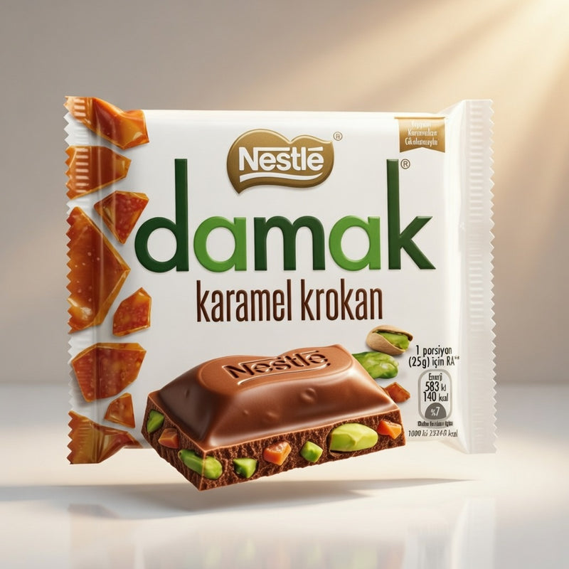 Nestle damak karamel krokan 60 g