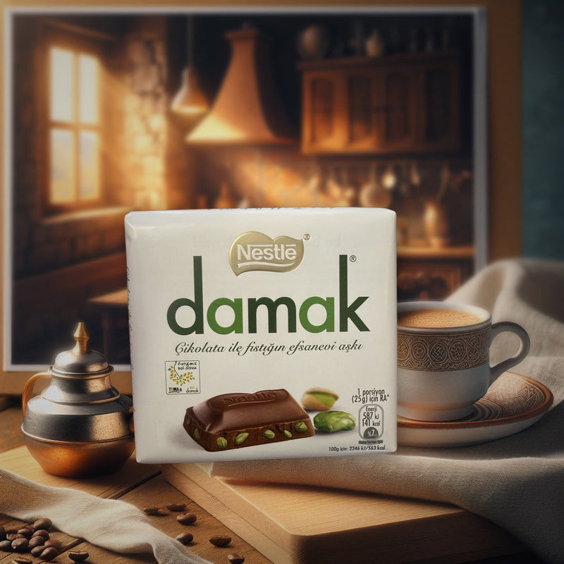 Nestlé Damak Pistachio Imported 60 g — authentic snack from France | Hamilton Euromarket