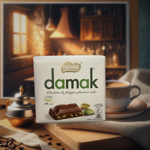 Nestlé Damak Pistachio Imported 60 g — authentic snack from France | Hamilton Euromarket