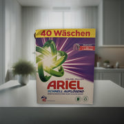 Ariel Color+ Powder Schnell Auflösend 40 Washes 2.4 kg