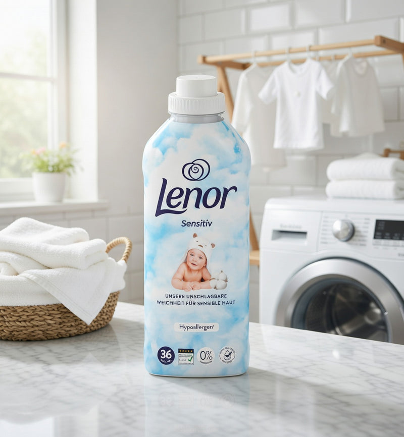 Lenor Weichspuler Sensitiv 756 ml — authentic home care from Germany | Hamilton Euromarket