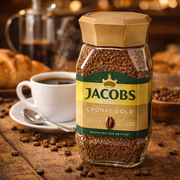 Jacobs Cronat Gold Instant Coffee 100 g — authentic beverage from Germany | Hamilton Euromarket