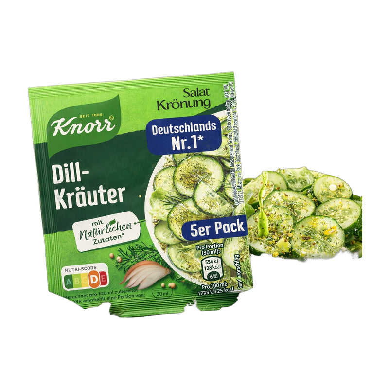 Knorr Salatkronung Dill-Krauter Salad Dressing Mix 5 x 9 g | Hamilton Euromarket