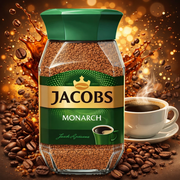 Jacobs Monarch Instant Coffee 95 g — authentic beverage from Germany | Hamilton Euromarket