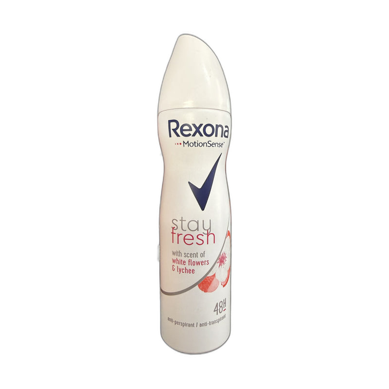 Rexona Stay Fresh Anti-Perspirant with Scent of White Flowers & Lychee 150ml | Hamilton Euromarket