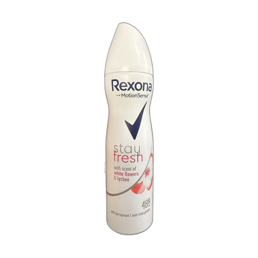 Rexona Stay Fresh Anti-Perspirant with Scent of White Flowers & Lychee 150ml | Hamilton Euromarket