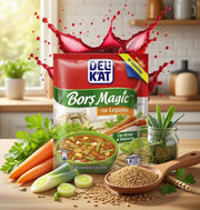 Delikat Seasoning for Borscht (Bors) Sour Soup Base 65 g — authentic pantry from Romania | Hamilton Euromarket