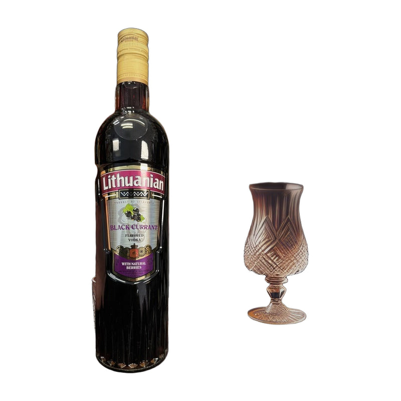 Lithuanian Black Currant Flavored Vodka 750ml | Hamilton Euromarket