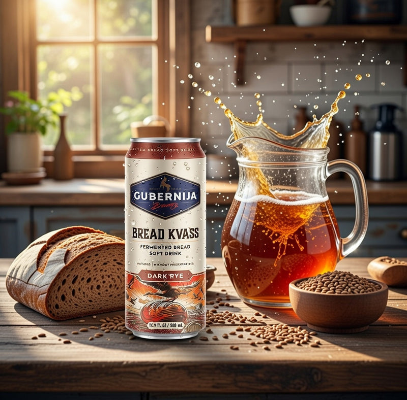 Gubernija Dark Bread Kvass 500 ml