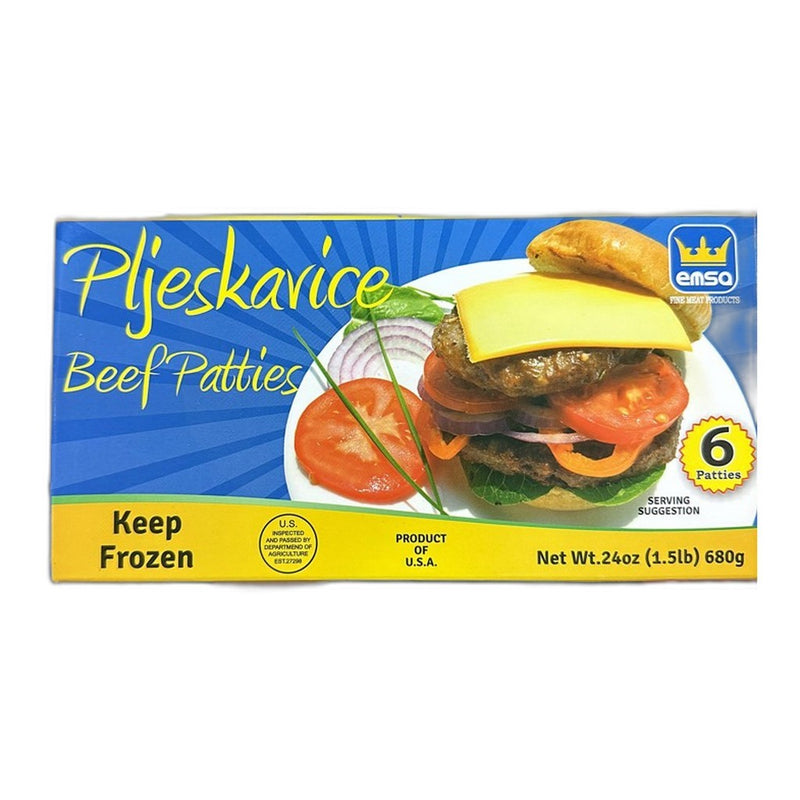 Emsa Pljeskavice Beef Patties 680g (1.5lb) | HE gallery 884193000517 #3