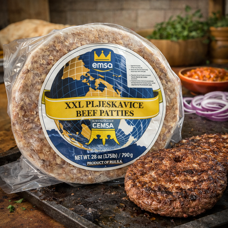 EMSA XXL Pljeskavice Beef Patties 790g