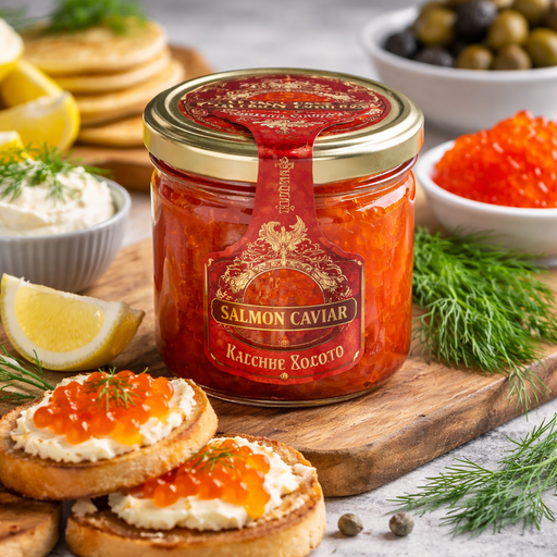 Red Pearl Salmon Caviar 200 g