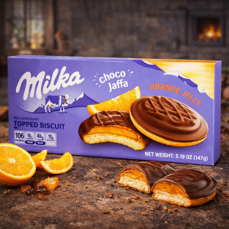 Milka Choco Jaffa Orange Jelly Biscuits 147 g