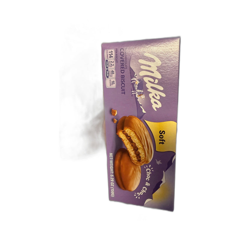 Milka Choco & Choc Covered Biscuit Soft 150g | Hamilton Euromarket