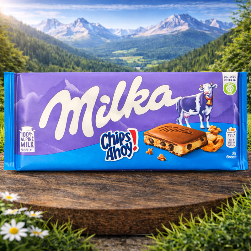 Milka Chips Ahoy! Milk Chocolate 100 g