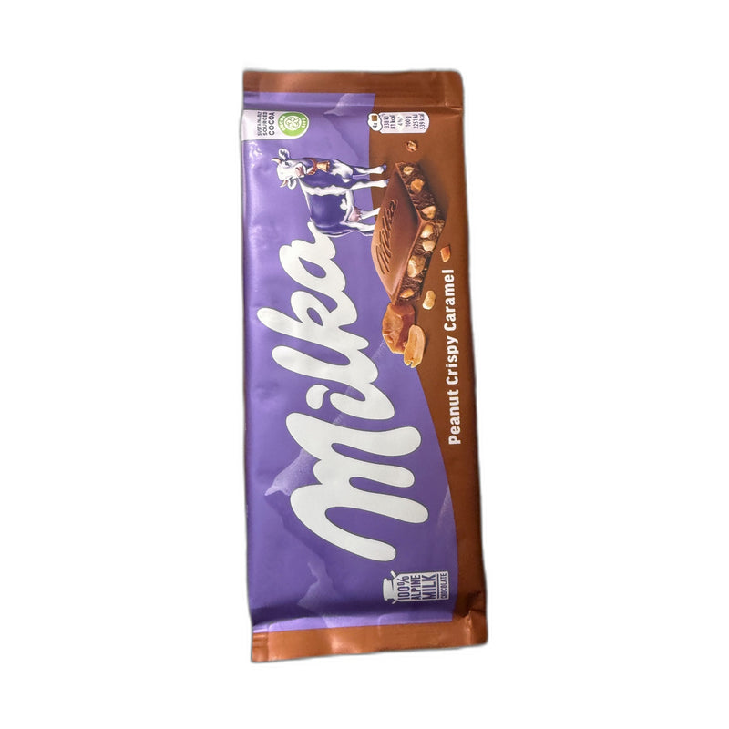 Milka Peanut Crispy Caramel 90g | Hamilton Euromarket