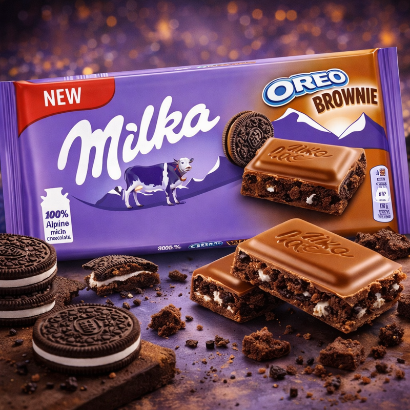 Milka Oreo Brownie Chocolate Bar 100 g