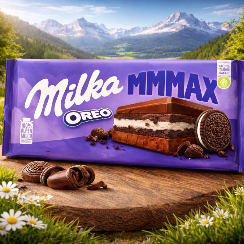 Milka MMMax Oreo Milk Chocolate 300 g