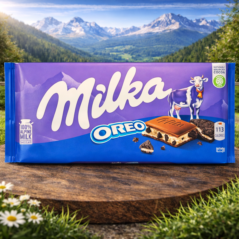 Milka Oreo Milk Chocolate 100 g