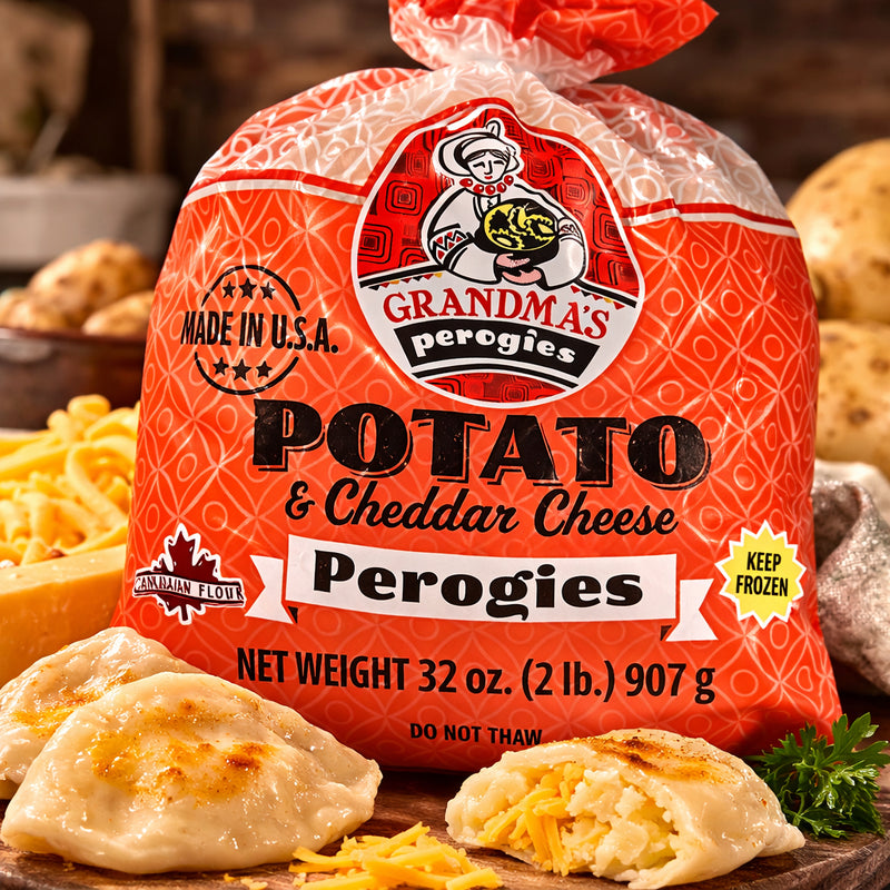 Grandma'S Perogies Potato & Cheddar Cheese 907 g