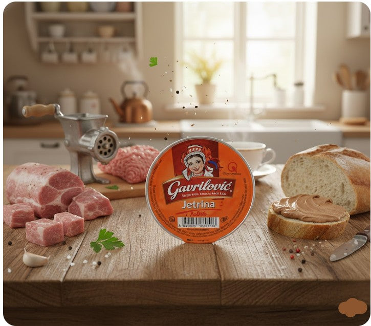 Gavrilovic Pork Liver Pate Smooth Spread 50 g (1.76 oz)