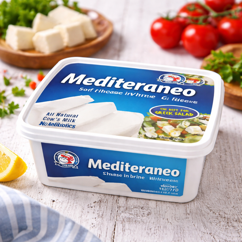 Mediteraneo Soft White Cheese in Brine 450 g