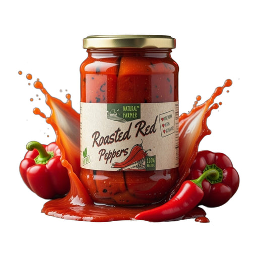 Natural Farmer Roasted Red Peppers 720 ml | Hamilton Euromarket