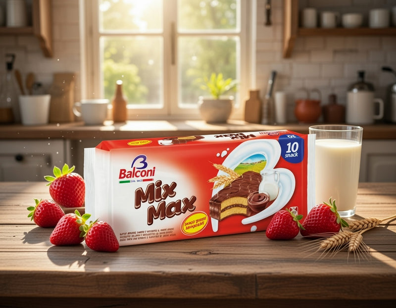 Balconi Mix Max Cocoa Cream Snack Cakes 350 g