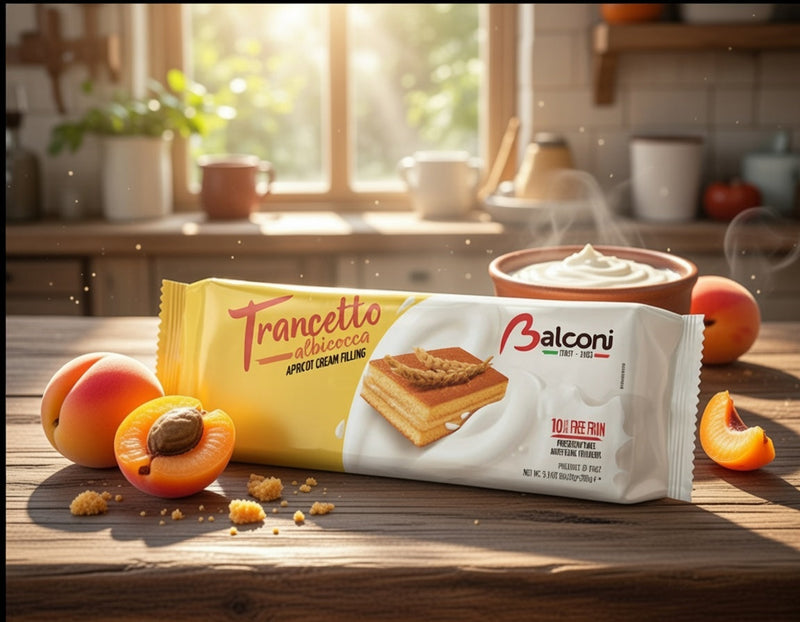 Balconi Trancetto Apricot Snack Cakes 280 g